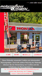 Mobile Screenshot of motorradhaus-zehren.de